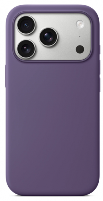 Чехол накладка силикон Silicone Case iPh 17 Pro сиреневый аналог Чехол накладка силикон Silicone Case iPh 17 Pro сиреневый аналог