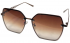 Очки солнцезащитные женские металл LB Marston 7129 16-148 C3 коричневые