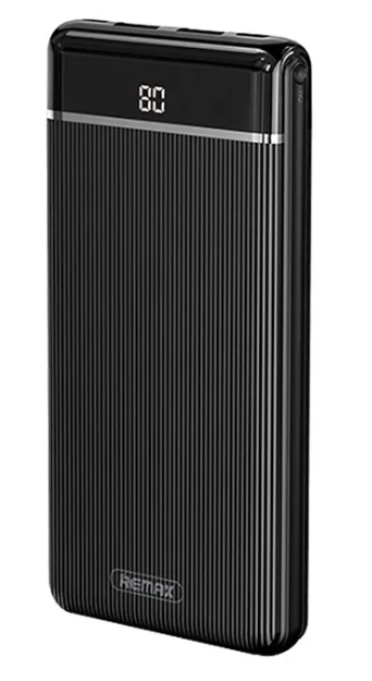 Аккумулятор внешний Remax RPP-205 10000mAh с дисплеем черный Аккумулятор внешний Remax RPP-205 10000mAh с дисплеем черный
