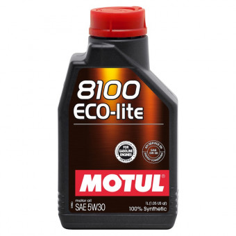 Масло моторное Motul Eco-lite 8100 5W-30 API-SP ILSAC GF-6A 1л 104987/107250/108212