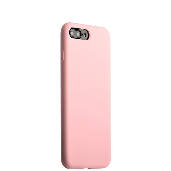 Чехол накладка силикон Silicone Case iPh 7/8/SE2/SE3 светло-розовый аналог