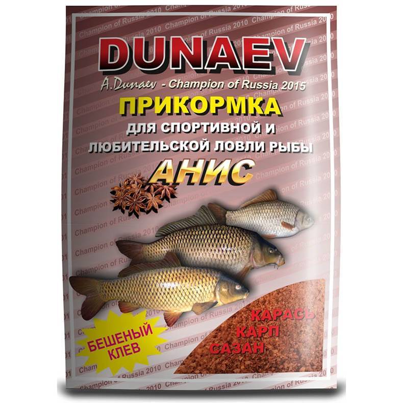 Прикормка рыболовная Dunaev Классика карп сазан карась анис 900гр купить вКалининграде