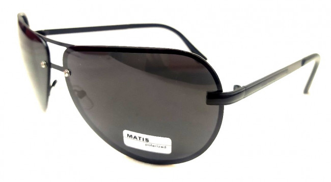 Очки солнцезащитные мужские металл LB Matis P1035 13-140 C1 черные