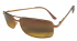 Очки солнцезащитные мужские металл LB Matis P21002 13-140 C5 коричневые