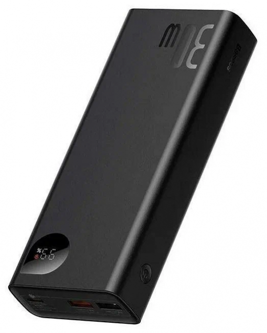 Аккумулятор внешний Baseus PPAD030001 20000mAh с дисплеем черный Аккумулятор внешний Baseus PPAD030001 20000mAh с дисплеем черный