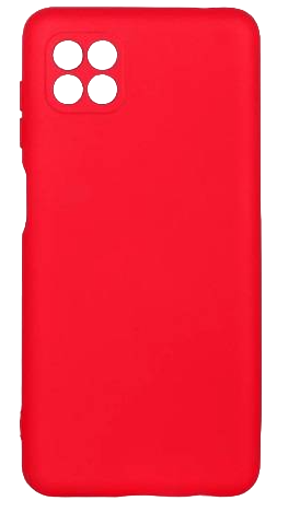 Чехол накладка силикон Silicone Cover Samsung Galaxy A22S красный аналог