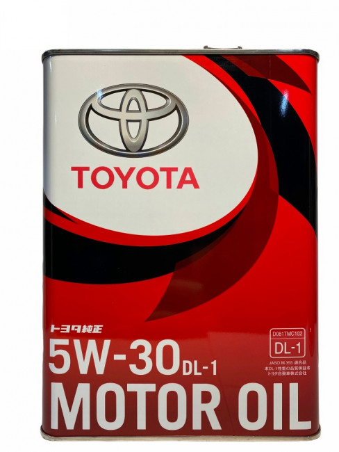 Масло моторное Toyota Motor Oil 5W-30 JASO-DL-1 4л 08883-02805