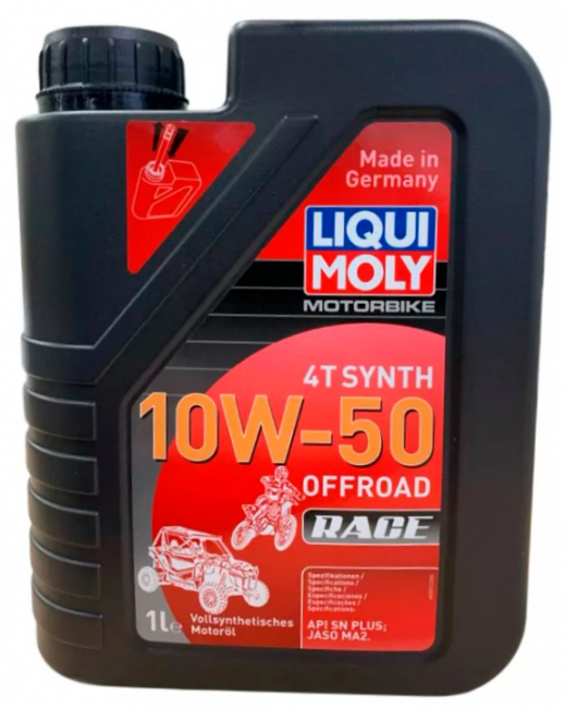 Масло для мотоцикла (моторное) 4T Liqui Moly Motorbike Synth Offroad 10W-50 API-SP JASO-MA2 1л 3051 Масло для мотоцикла (моторное) 4T Liqui Moly Motorbike Synth Offroad 10W-50 API-SP JASO-MA2 1л 3051
